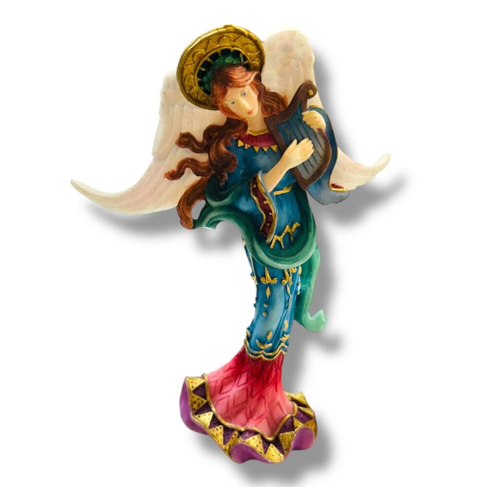 Lenox Angel of Glory Holding Harp Christmas‎ Ornament 5.5"